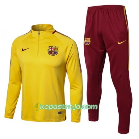 FC Barcelona Tränings Sweatshirtställ 2017-18 Gul